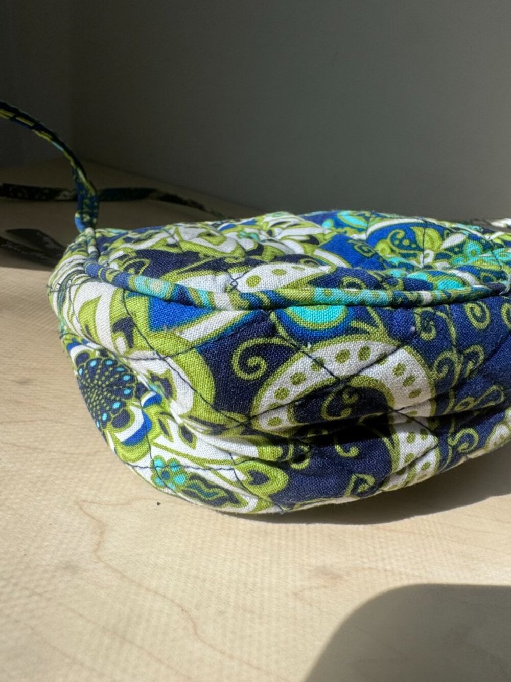 Vera Bradley Frannie Baguette Crossbody – Blue Green Paisley Y2K 🔥 - Picture 10 of 14